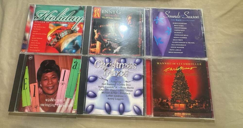 Christmas CD Lot Of 6 Holiday Music Albums